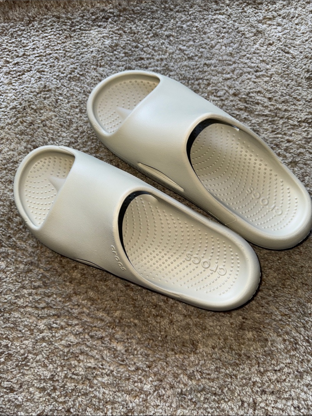 CROCS Unisex Classic Slide Sandals in Meteorite color